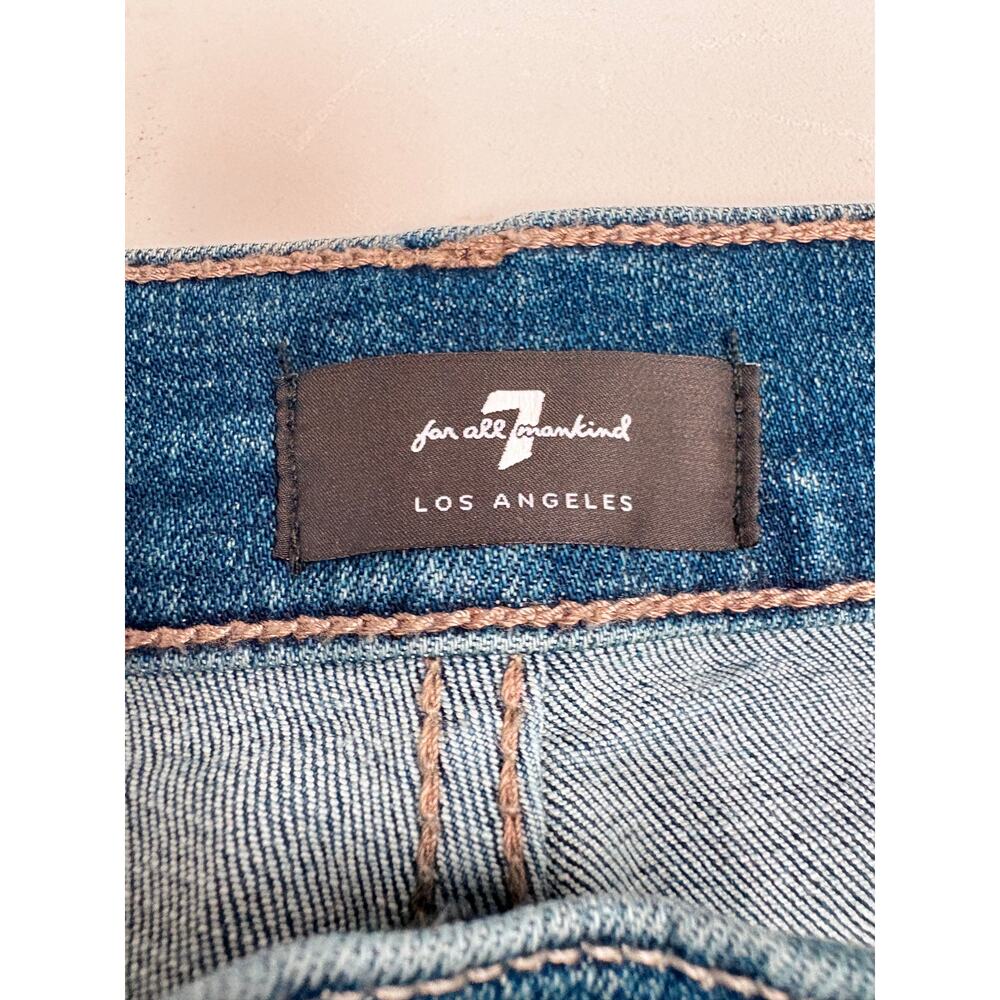 7 for All Mankind Austyn straight leg men's blue jeans - Picture 4 of 5